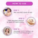 WOW Skin Science Kids Tip To Toe Wash - Shampoo - Conditioner - Body Wash - No Parabens, Sulphate, Silicones, Mineral Oil Or Color - Blueberry, 300 ml - Fast UK Delivery - Image 6