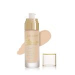 Swiss Beauty High Performance Foundation | Water-Resistant | Medium to Buildable Coverage | Lightweight | Easy to Blend | With Vitamin C & Niacinamide | Natural Beige, 55g - Fast UK Delivery