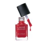 LAKME Absolute Gel Stylist Nail Color, Scarlet Red, 12 ml - Fast UK Delivery