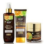 WOW Skin Science Vitamin C Face Wash Tube with Vitamin C Face Cream & Vitamin C Mist Toner Combo - Net Vol 350mL - Fast UK Delivery - Image 2