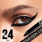 Fashion Colour Super Gliding Kajal | Kajal Black Waterproof Smudge Proof | Long Lasting | High Intensity | Creamy | Jet Black | One Stroke Smooth Application | 24 Hr Long Stay | Kohl-Black (1.2g) - Fast UK Delivery - Image 4
