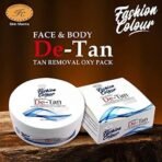 FASHION COLOUR Face and Body DE-TAN Removal Oxy Pack With Clove Oil, Pepermint Oil, Eucluptus Oil | De-tan Cream For Men & Women | For Legs, Arms, Underarms and Back | Detan Cream Pack for Tan Removal & Glowing Skin (200gm) - Fast UK Delivery - Image 7