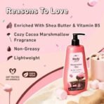 Plum BodyLovin' Marshmallow Melt Body Lotion, Shea Butter & Vitamin B5 For Deep Moisturization, Non-Greasy, Soft & Glowing Skin, For Dry to Very Dry Skin, Cozy Cocoa Marshmallow Fragrance (400 ml) - Fast UK Delivery - Image 7
