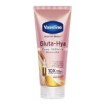 Vaseline Gluta-Hya Dewy Radiance Lotion for Face & Body | Gives Brighter Skin | Glutathione & Niacinamide Infused Moisturizer, 200ml - Fast UK Delivery