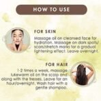Wow Skin Science 100% Pure Castor Oil - Pure Cold Pressed Oil Blend and Hexane Free -Supports HealthierHair, Eyelashes, Skin & Nails | No Mineral Oil & Silicones - 200 ml - Fast UK Delivery - Image 5
