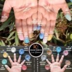 KINDED Loose Shimmer Makeup Foil Pigments Glitter Eyeshadow for Women Smokey Eyes Face Brow Bones Body Highlighter Metallic Beauty Shiny Dust Powder Pearls (Combo 3gm each, Bronze & Carrot Red) - Fast UK Delivery - Image 7