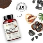 Rooted Actives Natural Garlic Capsules | Aged & Fermented Black Garlic Capsules Rooted | 60 Capsules - Fast UK Delivery - Image 7