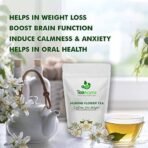 Tea Aroma Jasmine Flower Tea | Caffeine-Free, Pure & Floral Aromatic Tea for Stress Relief & Relaxation | 30g - Fast UK Delivery - Image 4