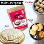Jus' Amazin Certified Gluten Free Atta (1kg) | Makes Fluffy & Soft Chapatis | Multigrain (Millets, Quinoa, Amaranth) | Certified Gluten Free (Lab Tested) | Multipurpose (Chapati, Poori, Paratha, Baking) - Fast UK Delivery - Image 5