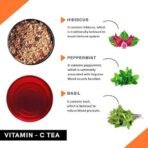 Teacurry Vitamin C Tea (1 Month Pack | 30 Tea Bags) - Helps get Glowing Skin and Shilky Hair | Assists with Bones & Vessels - Fast UK Delivery - Image 4
