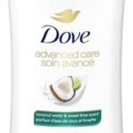 Dove Advanced Care Antiperspirant 48H Sweat and Odour Protection Coconut Water & Sweet Lime Scent with Pro-Ceramide Technology 74 g - Fast UK Delivery