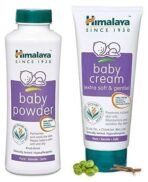 Himalaya Baby Powder (400g) & Himalaya Baby Cream, 200ml - Fast UK Delivery - Image 2