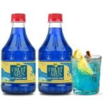Dhampure Speciality Blue Curacao Mocktail, 600Ml (2 X 300Ml) | Mocktail Syrup, Bar Mocktails, Cocktails Syrup - Fast UK Delivery - Image 2
