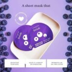Foxtale Brightening Sheet Mask with Niacinamide and Berries for Bright Skin, Men & Women, 26g - Fast UK Delivery - Image 3