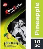 Kamasutra 2 Coffee Cappuccino, 2 Butterscotch and 2 Pineapple Flavoured Dotted Condom Condom (Set of 6, 60 Sheets) - Fast UK Delivery - Image 3