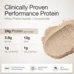 Wellbeing Nutrition Whey Protein Isolate + Concentrate (Cappuccino) | 24g Protein, 12g EAA, 5.8g BCAA | Clinically Proven 2x Muscle Protein Synthesis| 4B CFU Probiotics & Digestive Enzymes | 1kg - Image 3