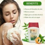 moha: Herbal Shower & Body Wash Gel with Aloe, Tea Tree, Neem and Orange for Soft Supple and Moisturised Skin - 100ml (Pack of 1) - Fast UK Delivery - Image 6
