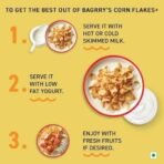 Bagrry's Corn Flakes Plus 1.2kg Pouch | Original and Healthier | Low Fat & Cholesterol | High Fibre | Deliciously Crunchy | All Natural CornFlakes | Breakfast Cereal - Fast UK Delivery - Image 6