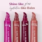 Mila Beaute Peptide Lip Gloss Balm I With SPF & Hyaluronic Acid I Plump & Fuller Lips I Hydrating & Shiny Lip Balm Non Sticky I Highly Pigmented I Soft & Nourished Lips - Peach Sharbat - Fast UK Delivery - Image 7