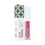 Just Herbs Ayurvedic Creamy Matte Long Lasting Liquid Lipstick, Lightweight & Hydrating Lip Colour with Liquorice & Sweet Almond Oil - Mulberry Mauve - Fast UK Delivery