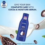 NIVEA Cocoa Nourish 200ml Body Lotion with Deep Moisture Serum| 48 H Moisturization | With Cocoa Butter & Coconut Oil | Non Greasy & Healthy Looking Skin |For Very Dry Skin (Pack of 2) - Fast UK Delivery - Image 7