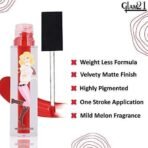Glam 21 3D Matte Liquid Lipstick|Highly Pigmented & Water-Proof| Longlasting & Weightless|Matte Finish|Red Fire-5gm - Fast UK Delivery - Image 4
