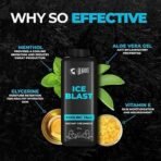 Beardo Ice Blast Talc Powder for men, 250g | INSTANT ICY COOLING Talcum Powder Men | Combat heat with Menthol | Goodness of Aloe vera & Vitamin E for Instant Freshness - Fast UK Delivery - Image 5