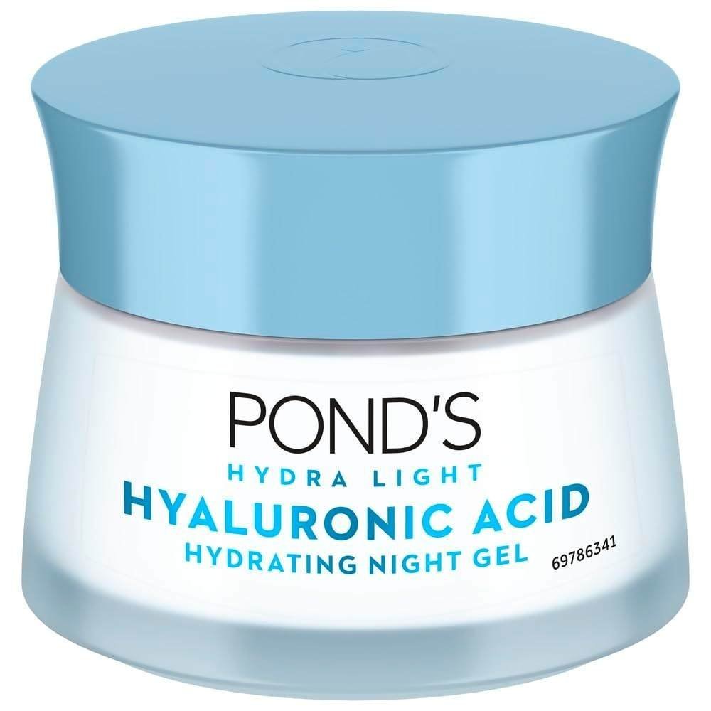 uk515UxoFvLgL-1-1.jpg Pond's Hydra Light Hyaluronic Acid Hydrating Night Gel - Plumps Skin for 72 Hours, 50 gm - Fast UK Delivery - Image 1