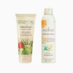 moha: Herbal Face Wash 200 ML with Sunscreen Spray SPF 50 No White Cast | Face Wash for Healthy & Glowing Skin | For All Skin Type Women & Men (Combo of Facewash200ml+Sunscreen170g) - Fast UK Delivery