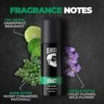 Beardo Legacy 150ml & Mariner Captain Jack 40ml Perfume Body Spray (Set of 2) Spicy, Aromatic Fragrance | Long Lasting | Perfume for Men | Premium Deodorant | Gift For Brother | Gift For Friends - Fast UK Delivery - Image 3