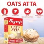 Bagrry's Oats Atta 500gm Box | High in Protein & Fibre | Helps Manage Weight & Reduce Cholesterol | Non GMO | Healthy Oats Atta |100% Whole Grain Oats Atta - Fast UK Delivery - Image 7