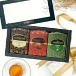 Golden Tips Healthy/Natural and Organic Combo 3-in-1 Tea Box Green Tea, Masala Chai and Darjeeling Tea in Handmade Paper Box (Pac of 3, 50 Gram Each), 150 gram - Fast UK Delivery - Image 5