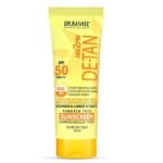DR.RASHEL De -Tan Sunscreen SPF 50 PA+++ Cream Ultra Hydrating Protects Your Skin From UV Rays With Matte Look Oil Control For Normal to Oily Skin Cucumber & Carrot Extract ? 100 ML - Fast UK Delivery