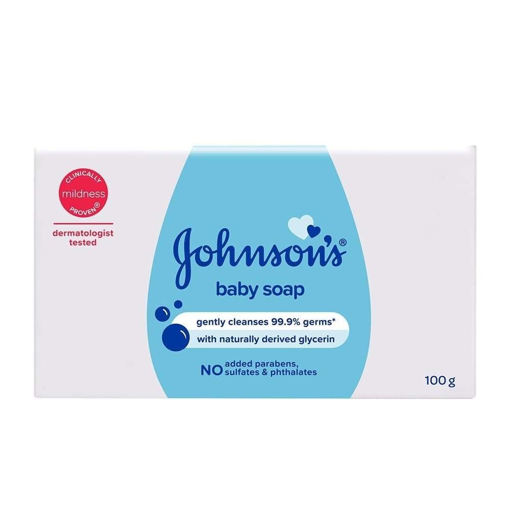 uk5160vbiI0aL-1-1.jpg Johnson's Baby Soap 100g - Fast UK Delivery - Image 1