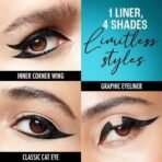 LAKME Eyeconic Liquid Eye Liner, Black, Long Lasting Matte Waterproof Liner - Smudge Proof, Transfer Proof Eye Makeup For 24 Hrs, 4.5 Ml - Fast UK Delivery - Image 7