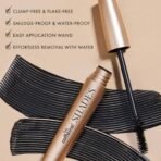 mCaffeine Shades Volume Define Tubing Mascara | Volumizes & Curls Lashes | 12 Hrs+ Stay | Tubing Formula Coats Individual Lash | Makeup Beauty Eye liner | Easy Removal | Waterproof, Clump & Flake Free | Black Mascara - 5ml - Fast UK Delivery - Image 5