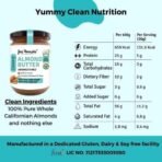 Jus' Amazin Creamy Almond Butter - Unsweetened (500 grams) | 25% Protein | Only Whole Almonds (100% Pure) | Zero Additives | Dairy Free Vegan Butter | Keto | Plant Based Nutrition | Clean Nutrition - Fast UK Delivery - Image 5