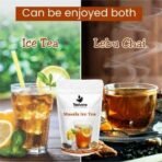 Tea Aroma Masala Ice Tea | Refreshing Blend of Lemon, Pepper, Carom Seeds, Black Salt, Licorice & Black Tea | 200g of Premium Iced Tea - Fast UK Delivery - Image 6