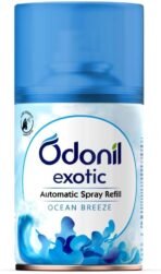DABUR Odonil Exotic Automatic Spray Refill - 225Ml | Ocean Breeze | 2X Long Lasting | 2200 Sprays Guaranteed | Fits All Machines | Lasts Upto 60 Days - Fast UK Delivery