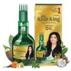 Kesh King Ayurvedic Oil for Hair Fall Control | Reduces Hairfall and Supports New Hair Growth | 21 Ayurvedic Herbs | 300ml - Fast UK Delivery - Image 2