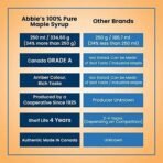 Abbie's Pure Maple Syrup,334.6 G (250 Ml)Non Gmo,Gluten Free,Natural Sweetned,Product Of Canada,Grade A,Good For Pancakes,Waffles,Oatmeal,Coffee,Tea,Granola,Frosting,Marinade Dressing,Liquid - Fast UK Delivery - Image 4