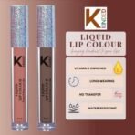 KINDED Liquid Lip Colour Vitamin E Enriched No Transfer Waterproof Long Stay Lipsticks Lip Gloss Set for Girls Women (Pack of 2, 6 ml each, Matte Finish, Shades Rust Crust & Choco Brown) - Fast UK Delivery - Image 4