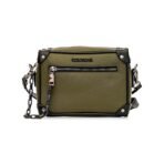 Colorbar THE CLASSIC CROSSBODY - OLIVE II Stylish soft faux leather crossbody bag II Zipper II Detachable & Adjustable Strap - Fast UK Delivery