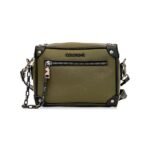 Colorbar THE CLASSIC CROSSBODY - OLIVE II Stylish soft faux leather crossbody bag II Zipper II Detachable & Adjustable Strap - Fast UK Delivery