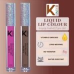 KINDED Liquid Lip Colour Vitamin E Enriched No Transfer Waterproof Long Stay Lipsticks Lip Gloss Set for Girls Women (Pack of 2, 6 ml each, Matte Finish, Shades More Magenta & Choco Brown) - Fast UK Delivery - Image 4