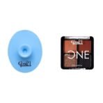 Glam 21 Silicone Face Cleanser Scrubber (Big) Little One 4-in-1 Eyeshadow Palette Ultra pigmented, Easy to blend Long Lasting Eye Make Up Kit |Artist Love-01 - Fast UK Delivery