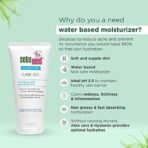Sebamed Clear Face Care Gel | pH 5.5 |Non-sticky Moisturizer with Hyaluronic acid, Aloe Vera | Dermatologically & clinically tested | 50ml - Fast UK Delivery - Image 3