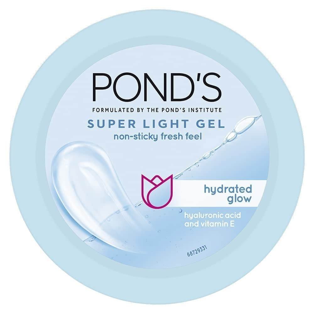 uk517F6lj1aJL-1-1.jpg POND'S Super Light Gel Oil Free Face Moisturizer 100 g | With Hyaluronic Acid & Vitamin E for Fresh Glowing Skin & 24 hr Hydration - Daily Use - Fast UK Delivery - Image 1