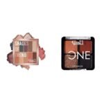 Glam 21Shades of Trend Eyeshadow Palette 10 Highly Pigmented Shades S| 4gm - Shade -03 Little One 4-in-1 Eyeshadow Palette Ultra pigmented, Easy to blend Long Lasting Eye Make Up Kit |Artist Love-01 - Fast UK Delivery