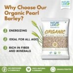 Natureland Organics Pearl Barley 500 Gm (Pack of 5) - Organic Barley - Fast UK Delivery - Image 2